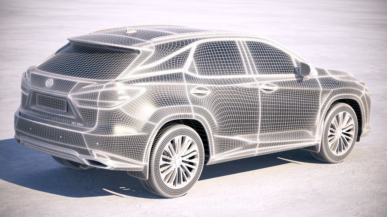 Lexus RX 2020 3D model_25