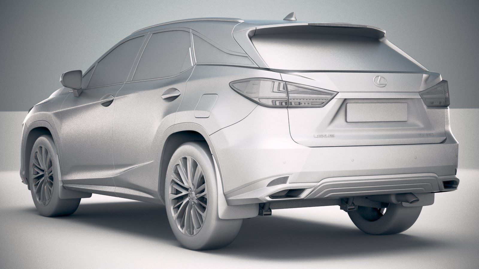 Lexus RX 2020 3D model_23
