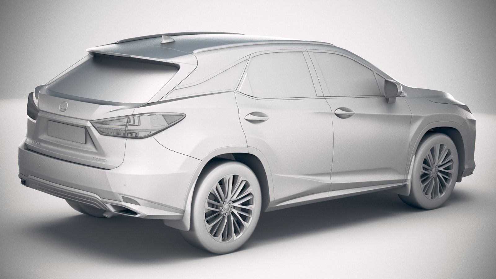 Lexus RX 2020 3D model_20