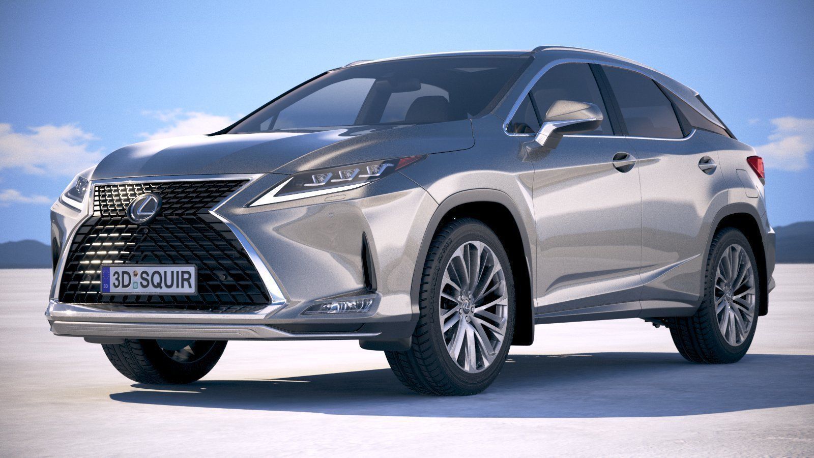 Lexus RX 2020 3D model_12