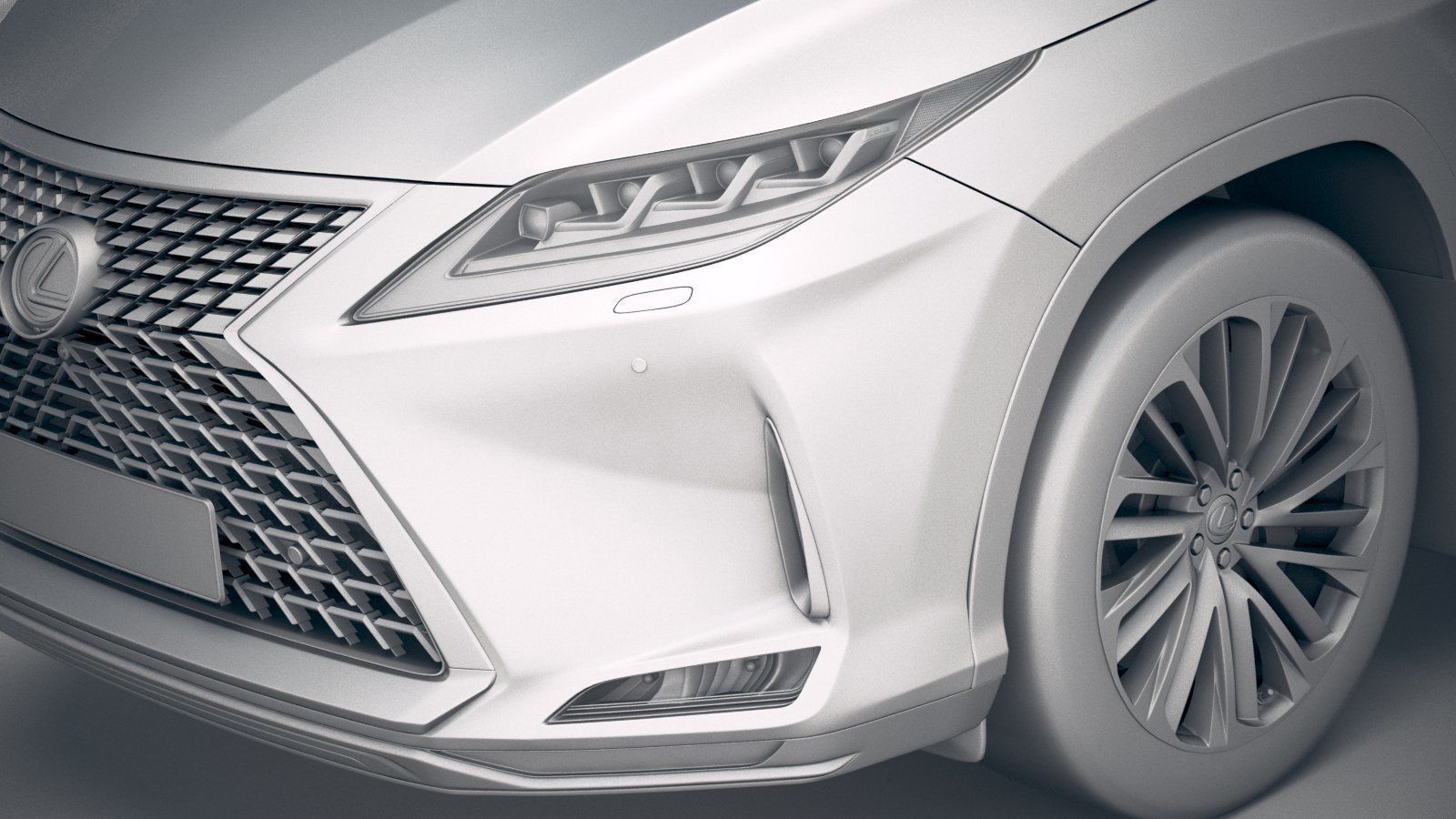 Lexus RX 2020 3D model_18