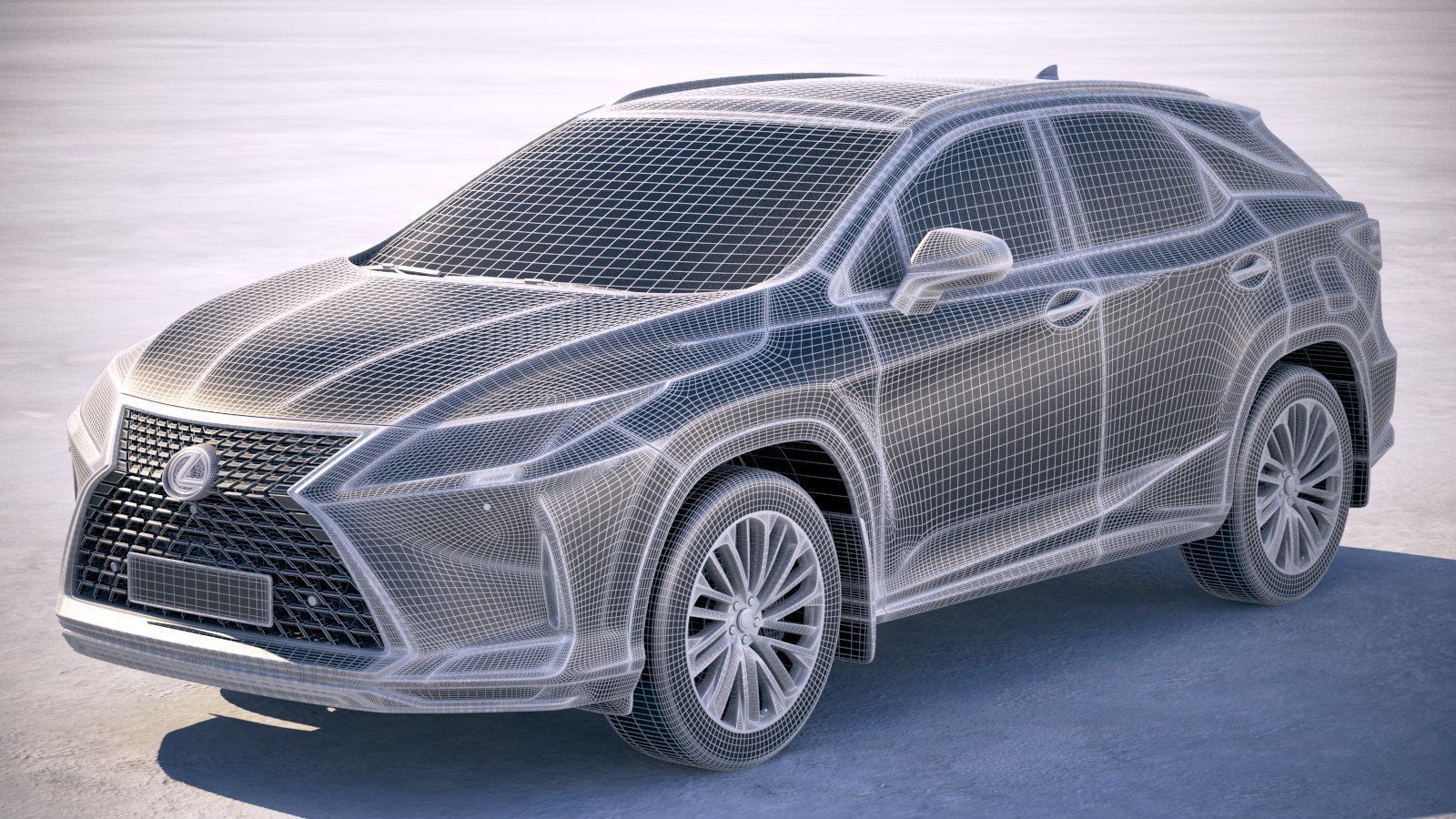 Lexus RX 2020 3D model_24
