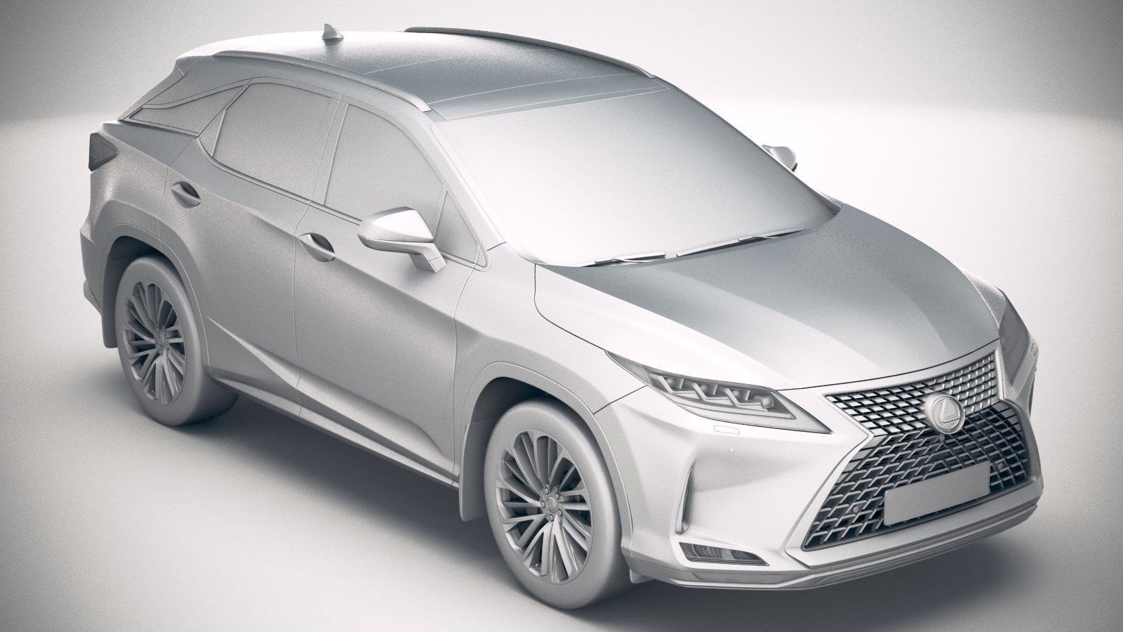 Lexus RX 2020 3D model_21