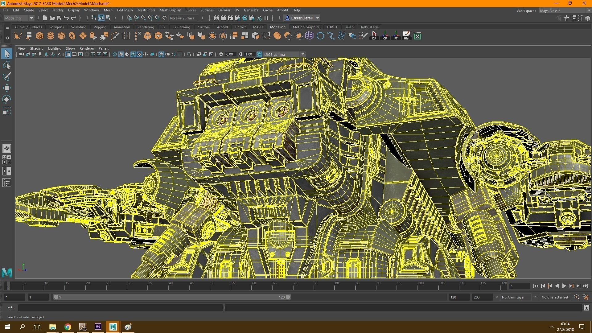 War Mech 3D model_10