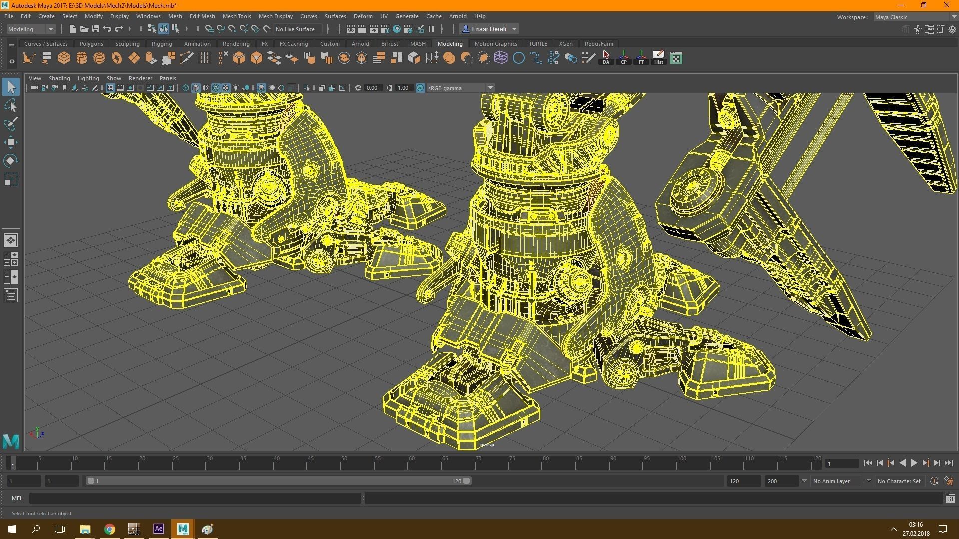 War Mech 3D model_14