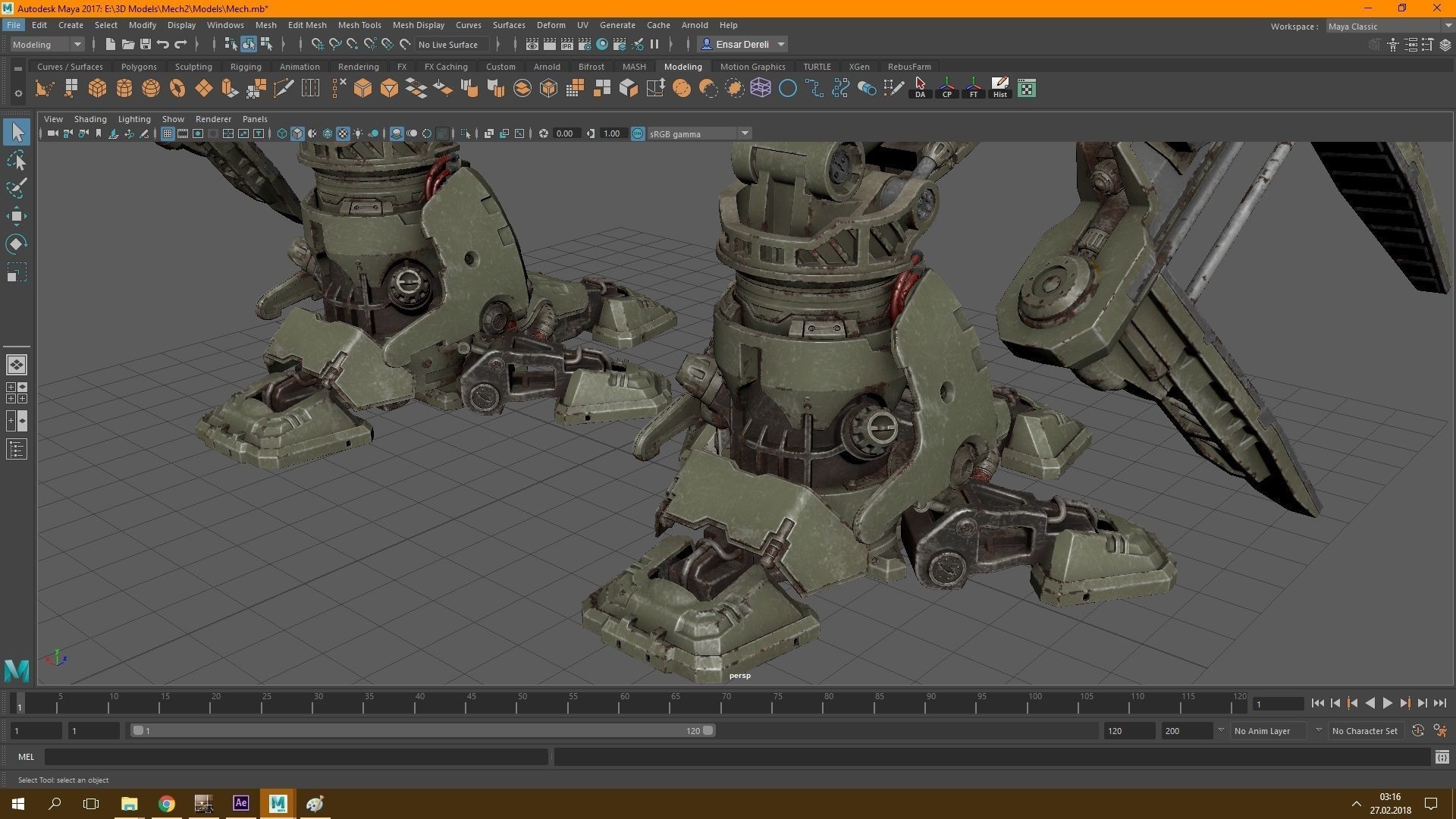 War Mech 3D model_13