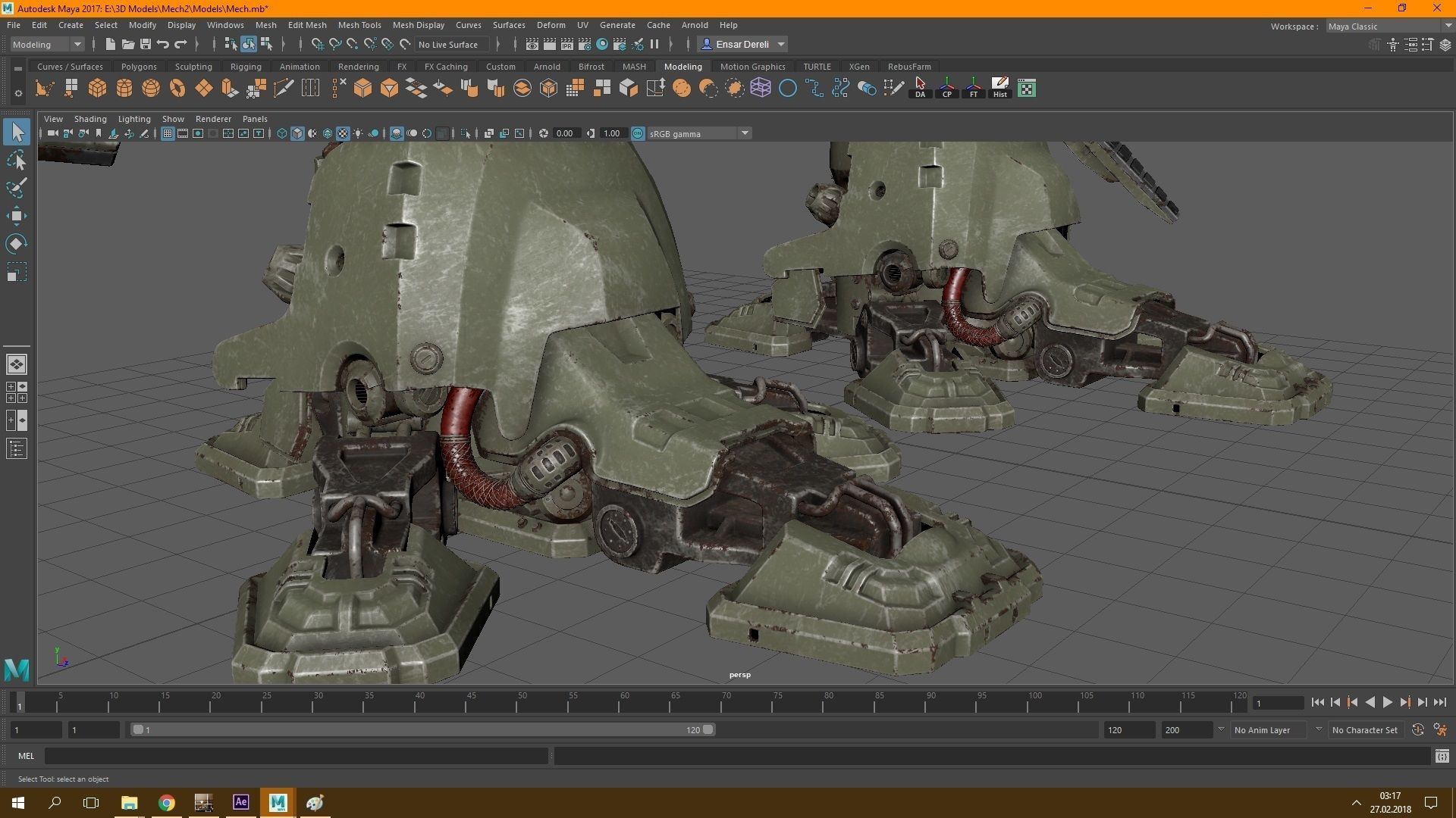 War Mech 3D model_15