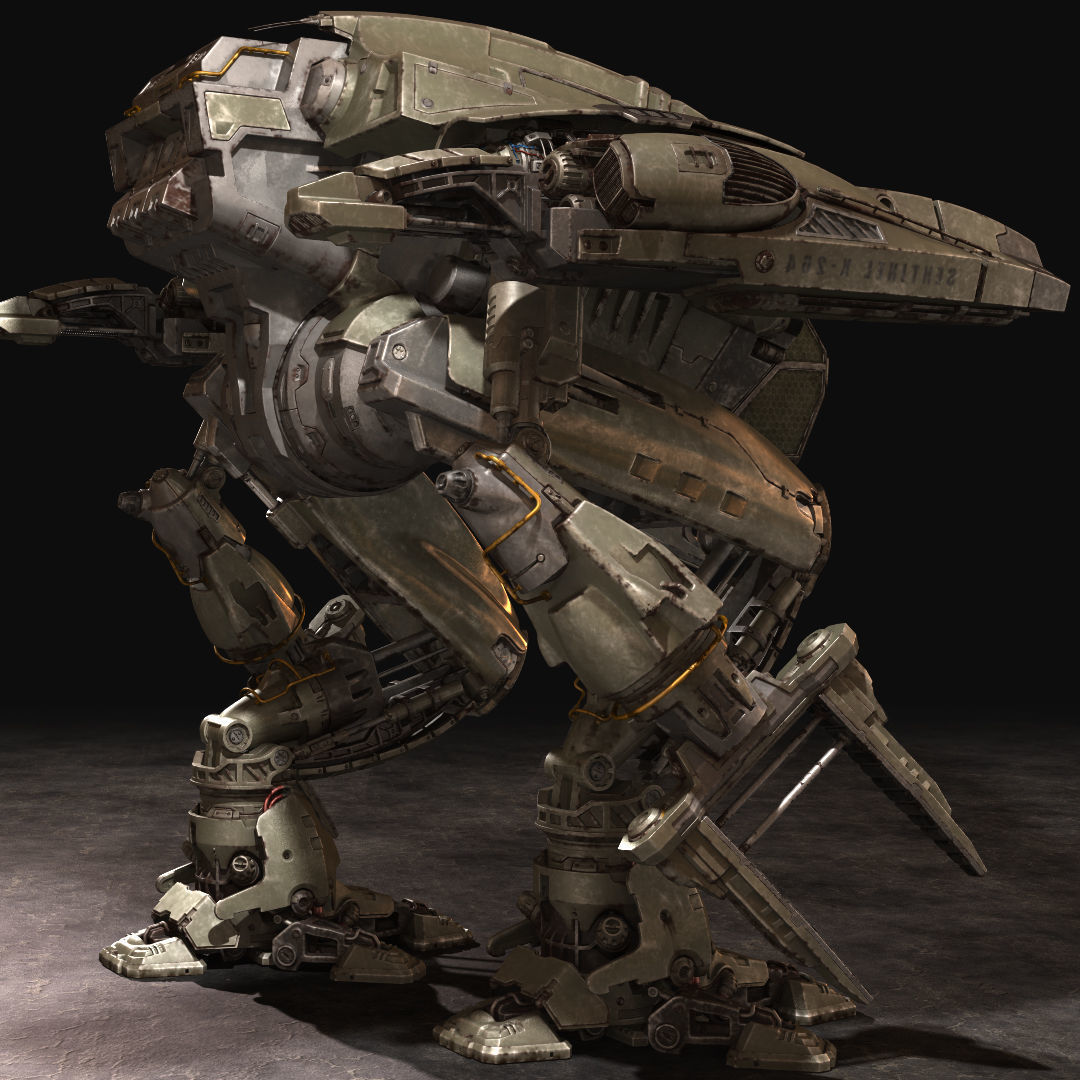 War Mech 3D model_1