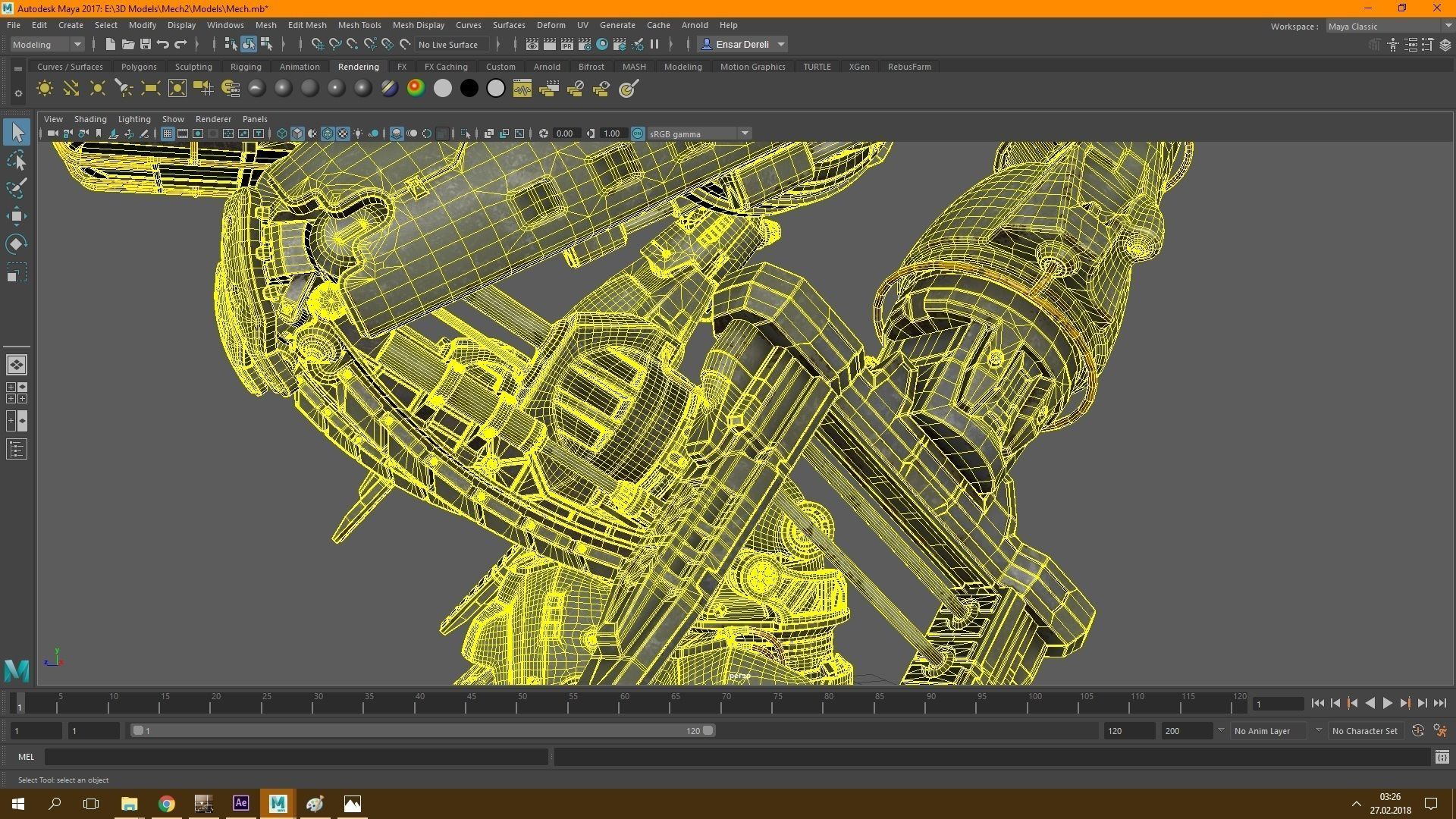 War Mech 3D model_26