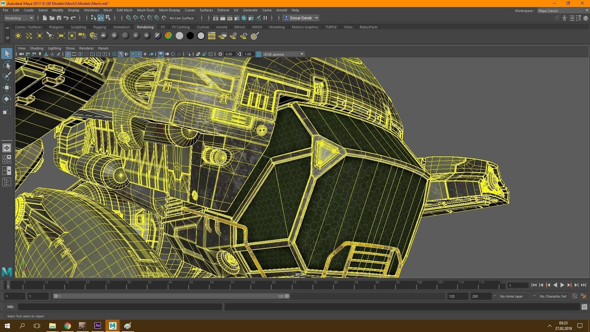 War Mech 3D model_22