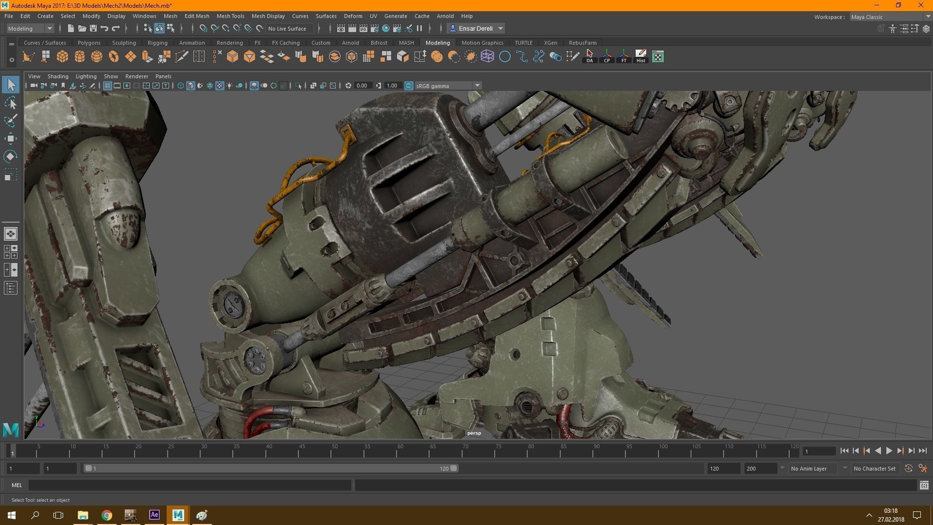 War Mech 3D model_17