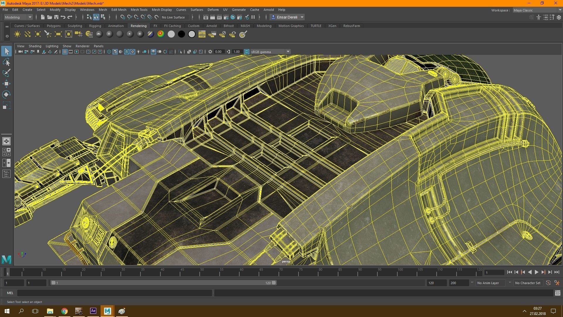 War Mech 3D model_20