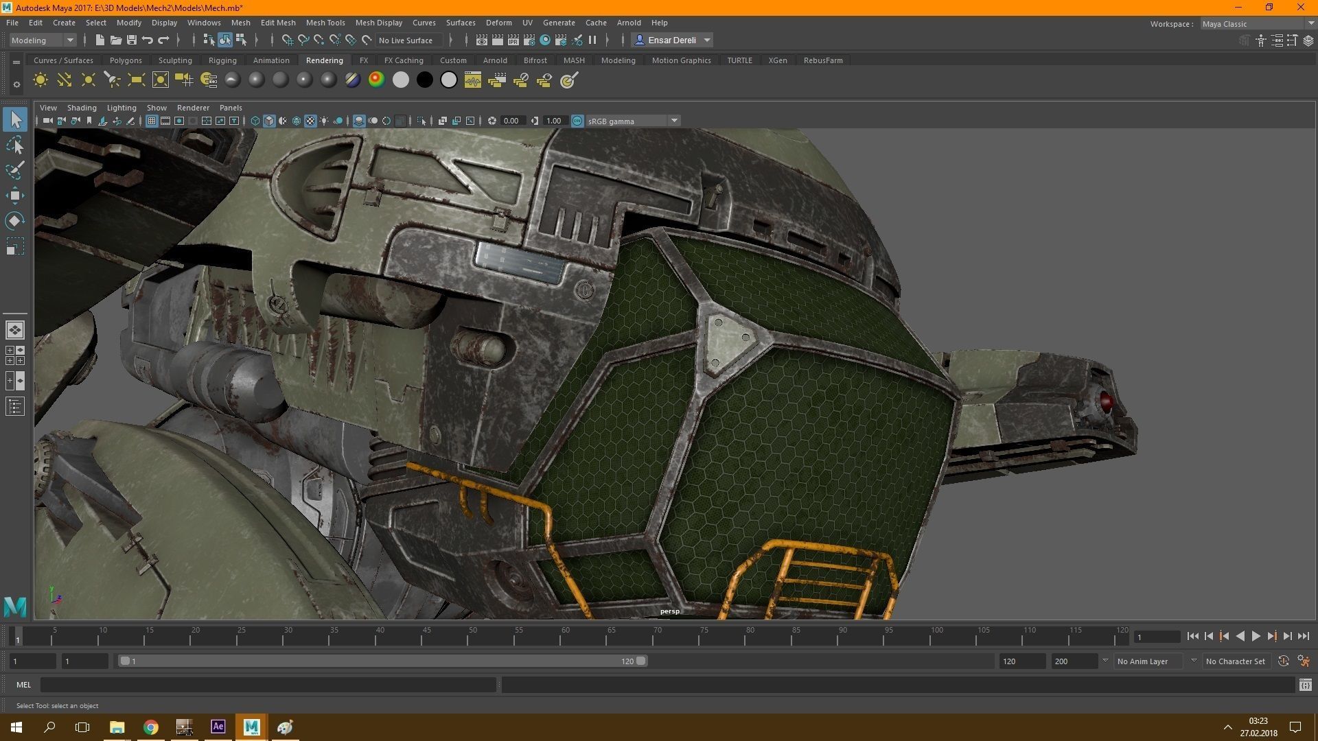 War Mech 3D model_21