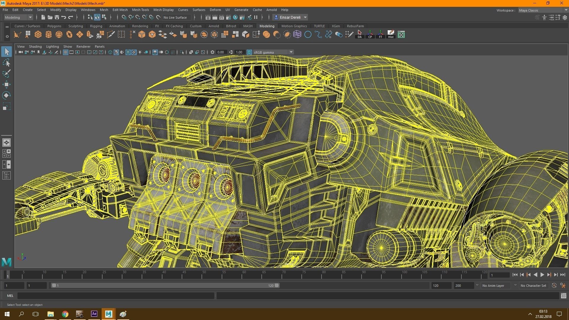 War Mech 3D model_12