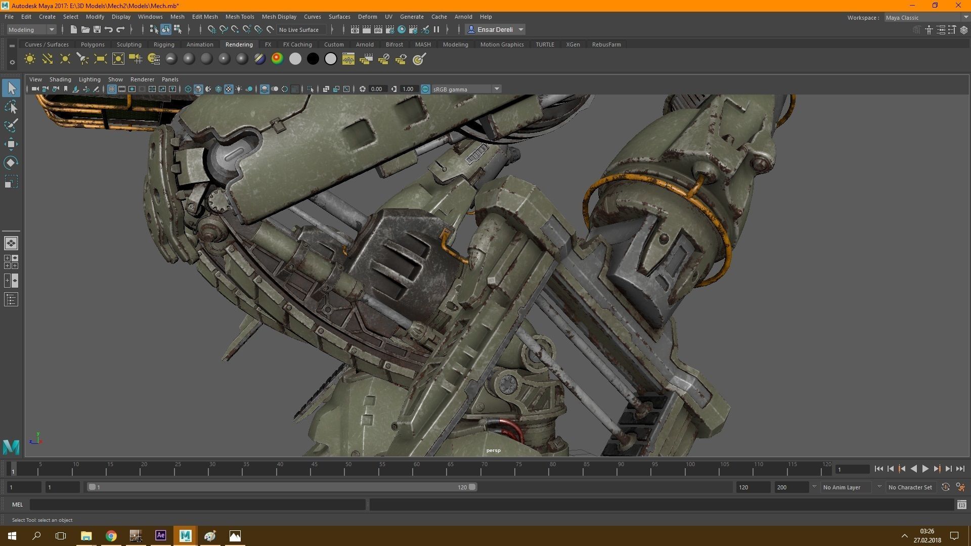 War Mech 3D model_25
