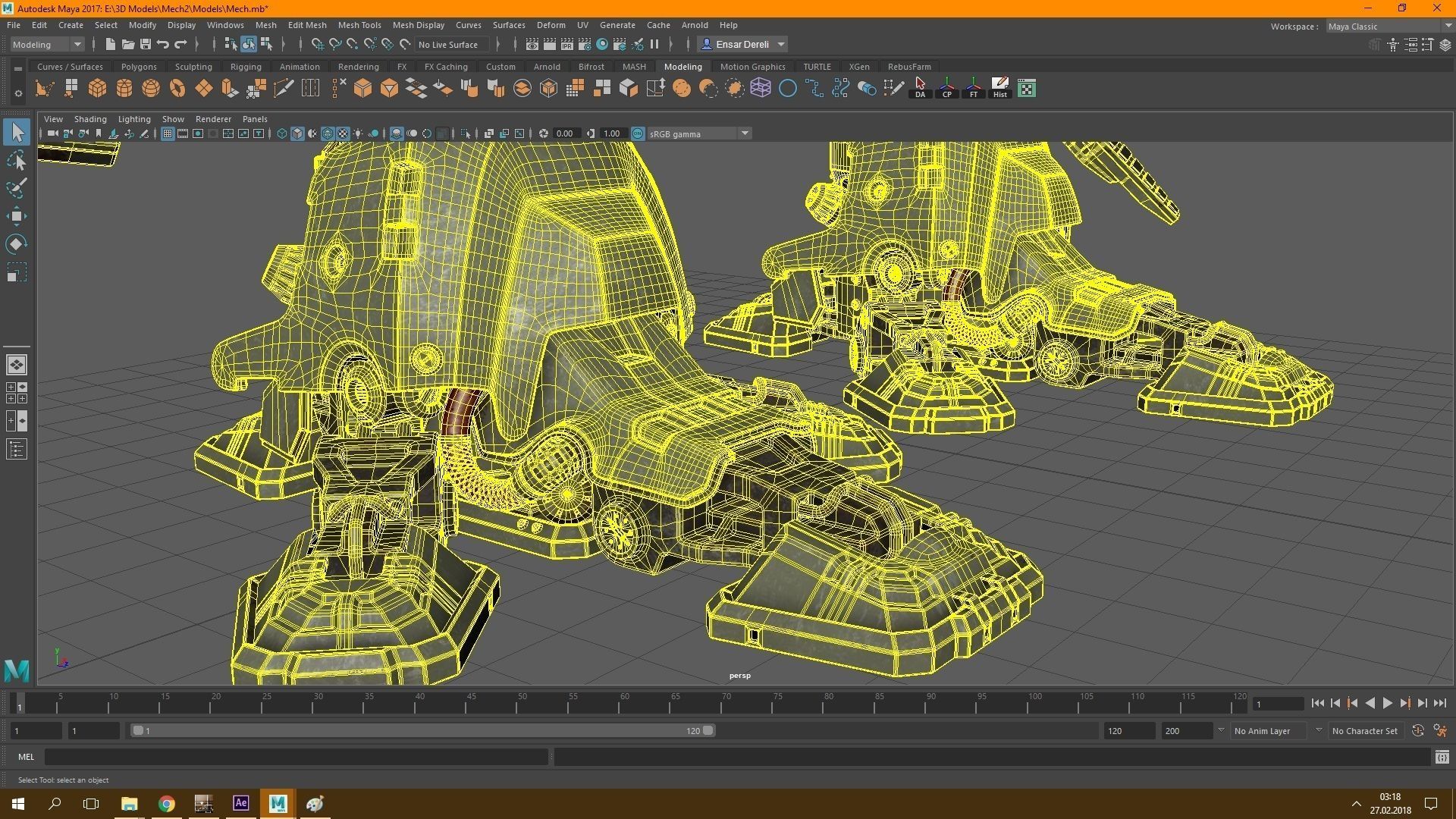 War Mech 3D model_16