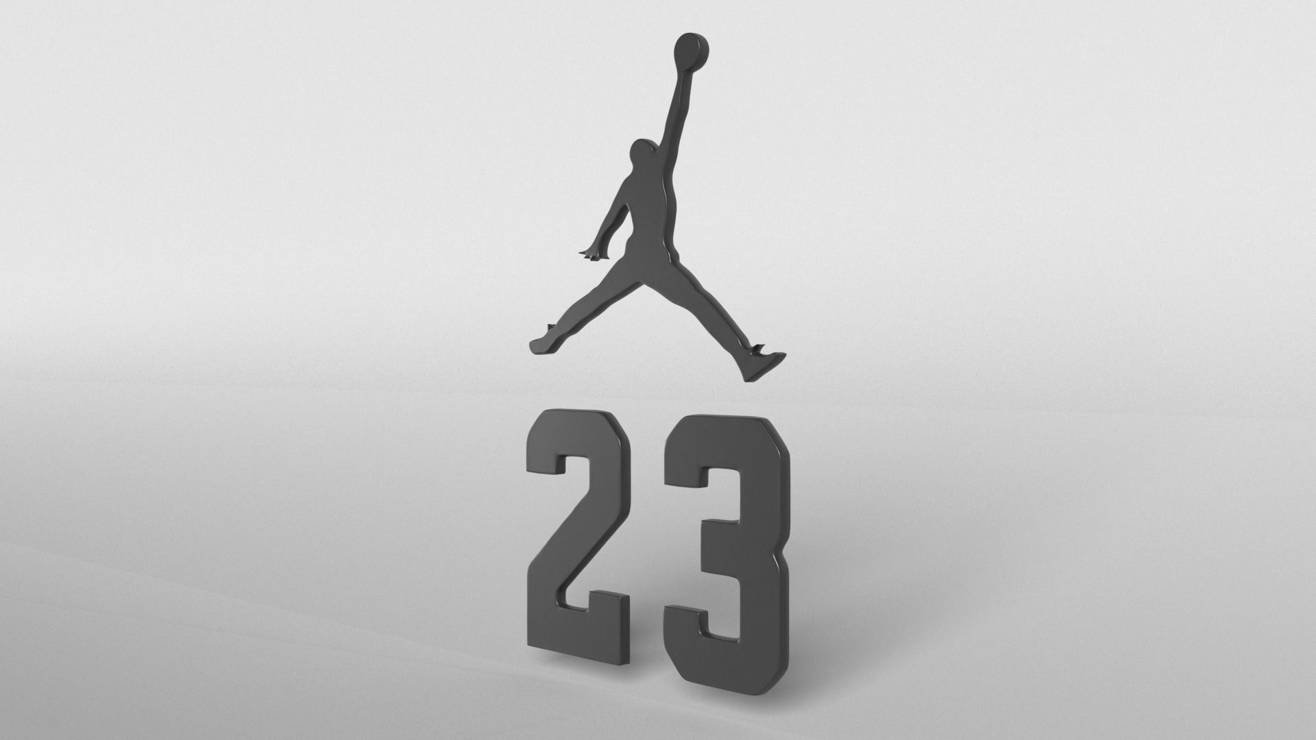 Jordan Logo version2 001 Free 3D model_3