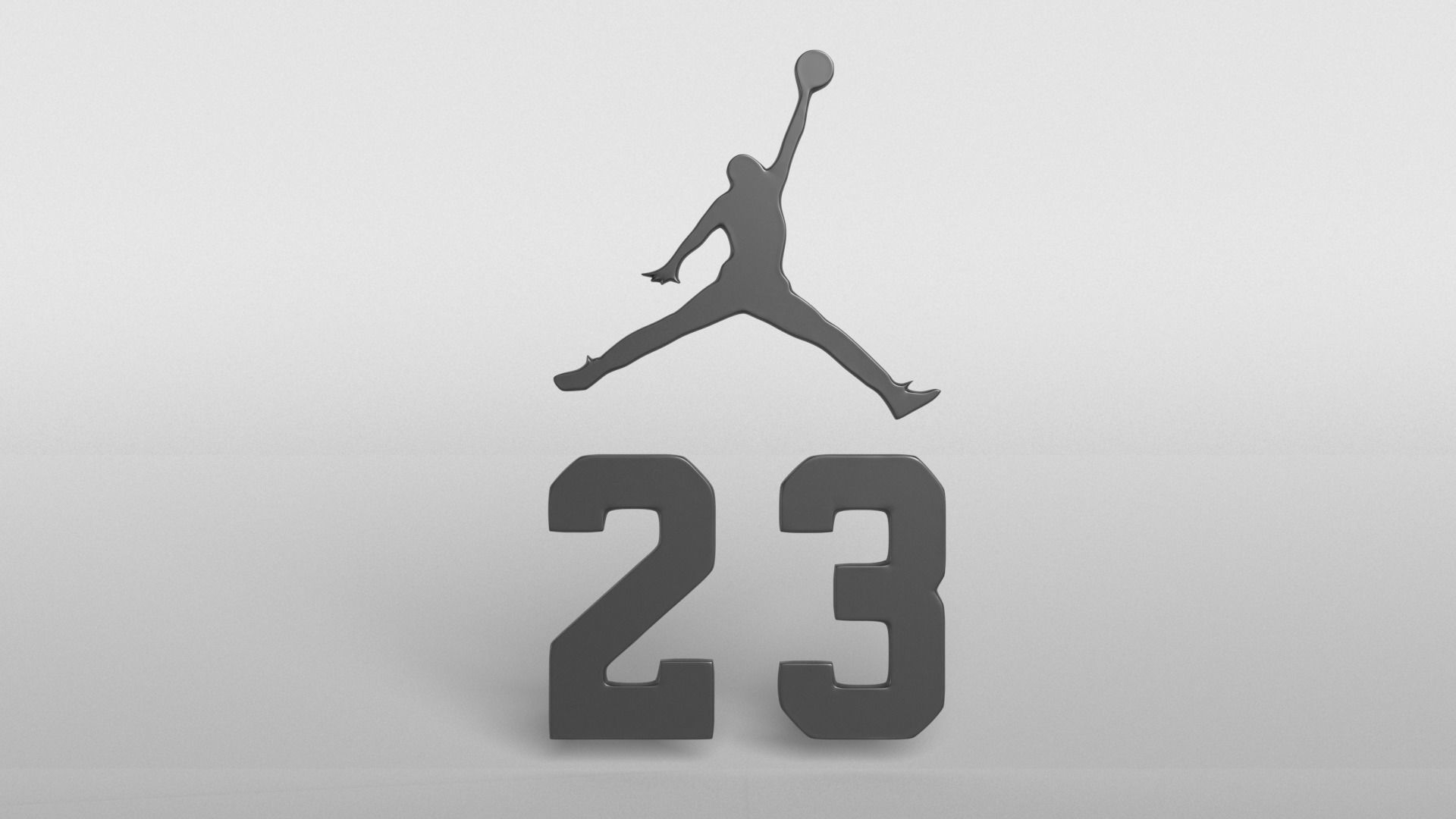 Jordan Logo version2 001 Free 3D model_2