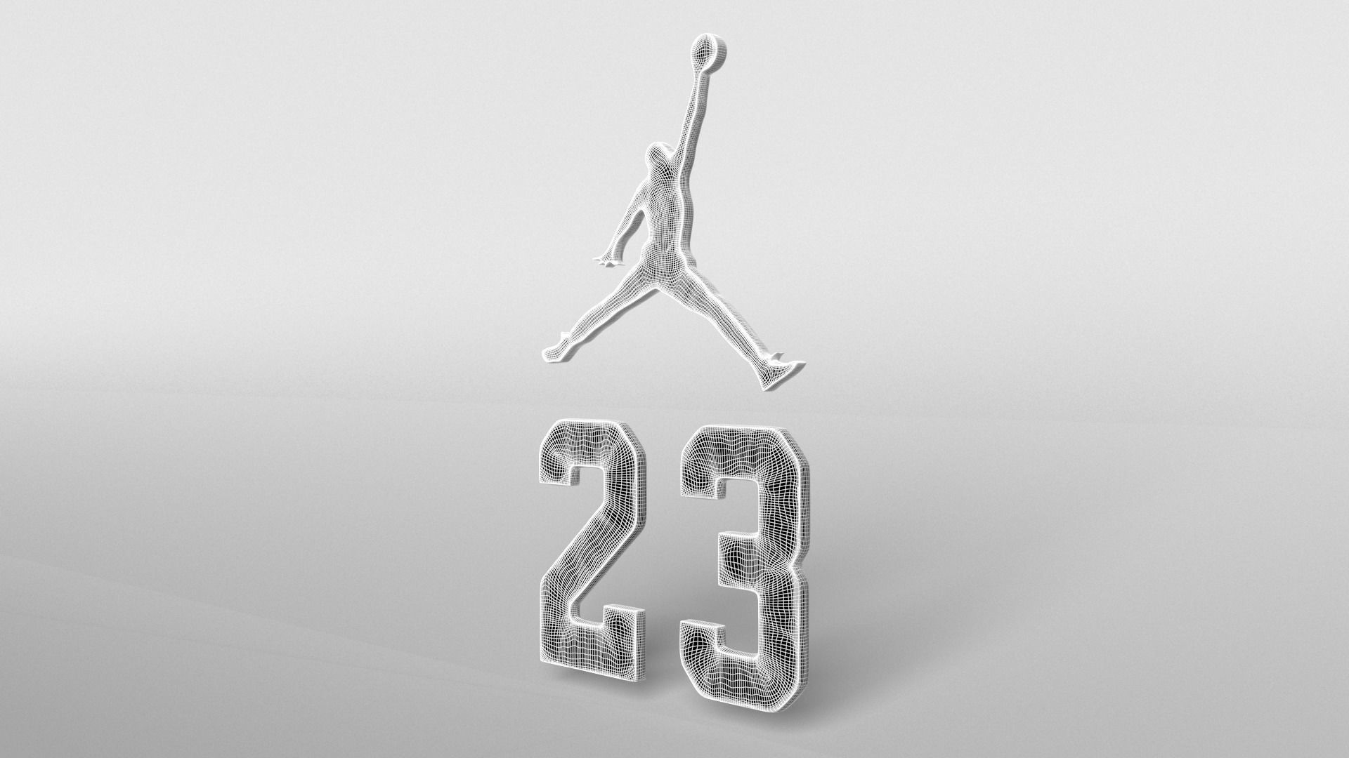 Jordan Logo version2 001 Free 3D model_7