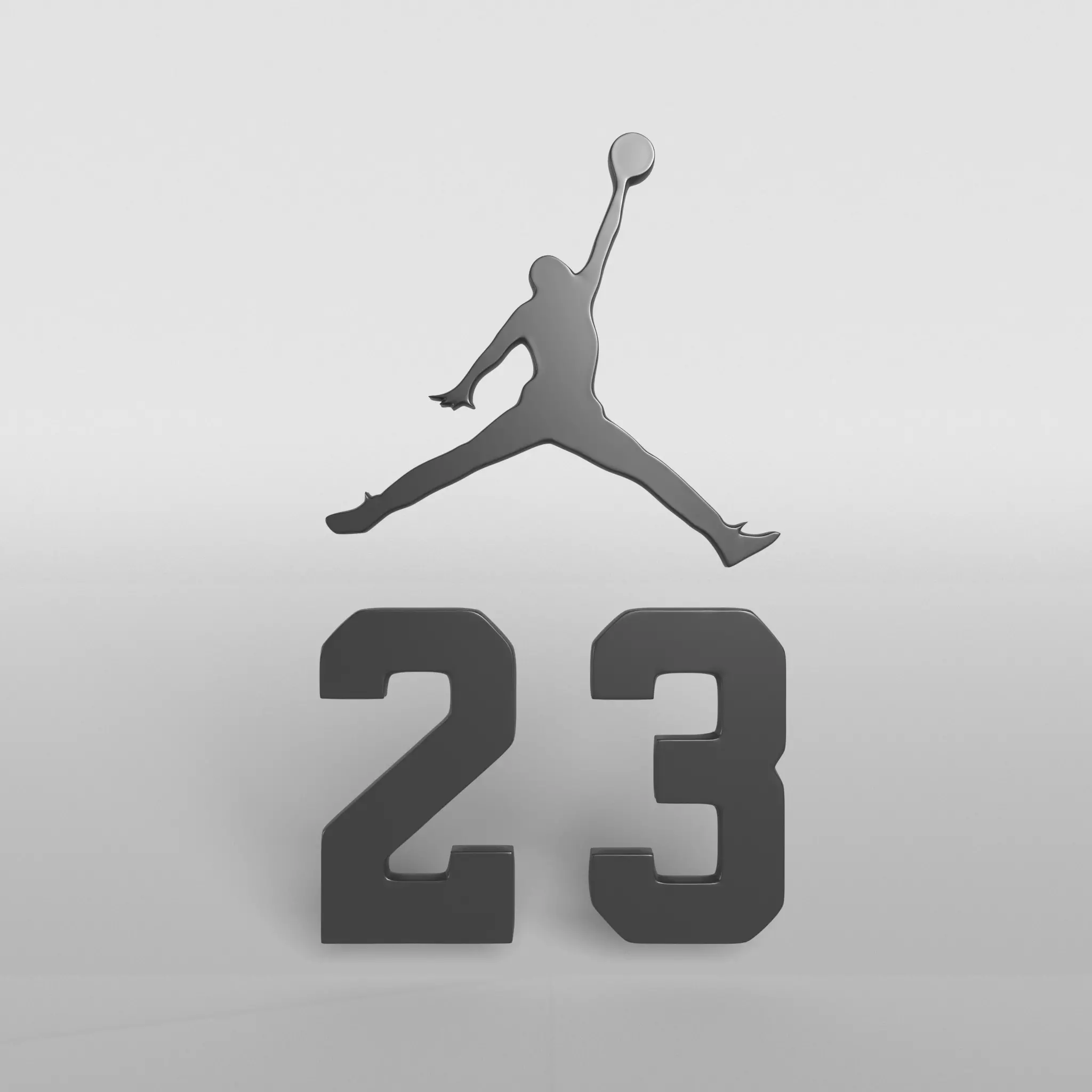 Jordan Logo version2 001 Free 3D model_0