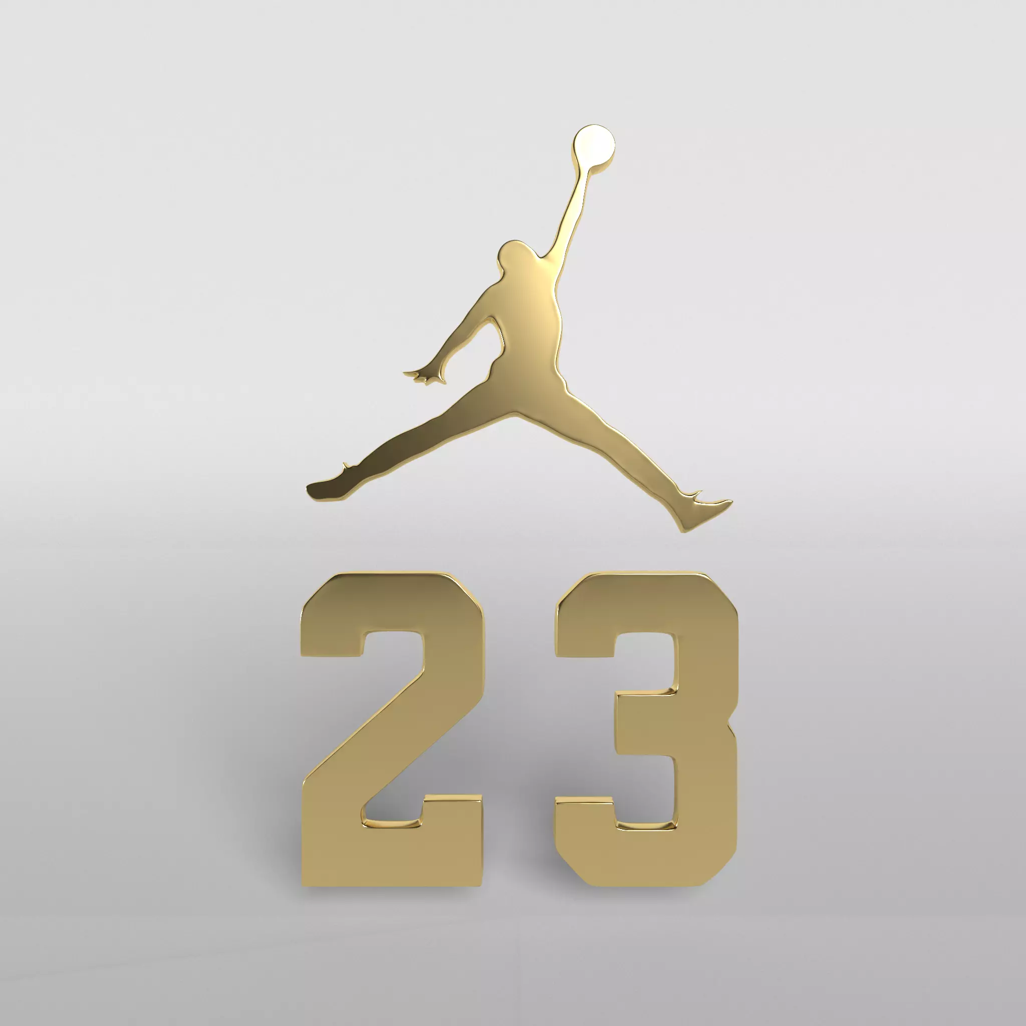 Jordan Logo version2 002 Free 3D model_0