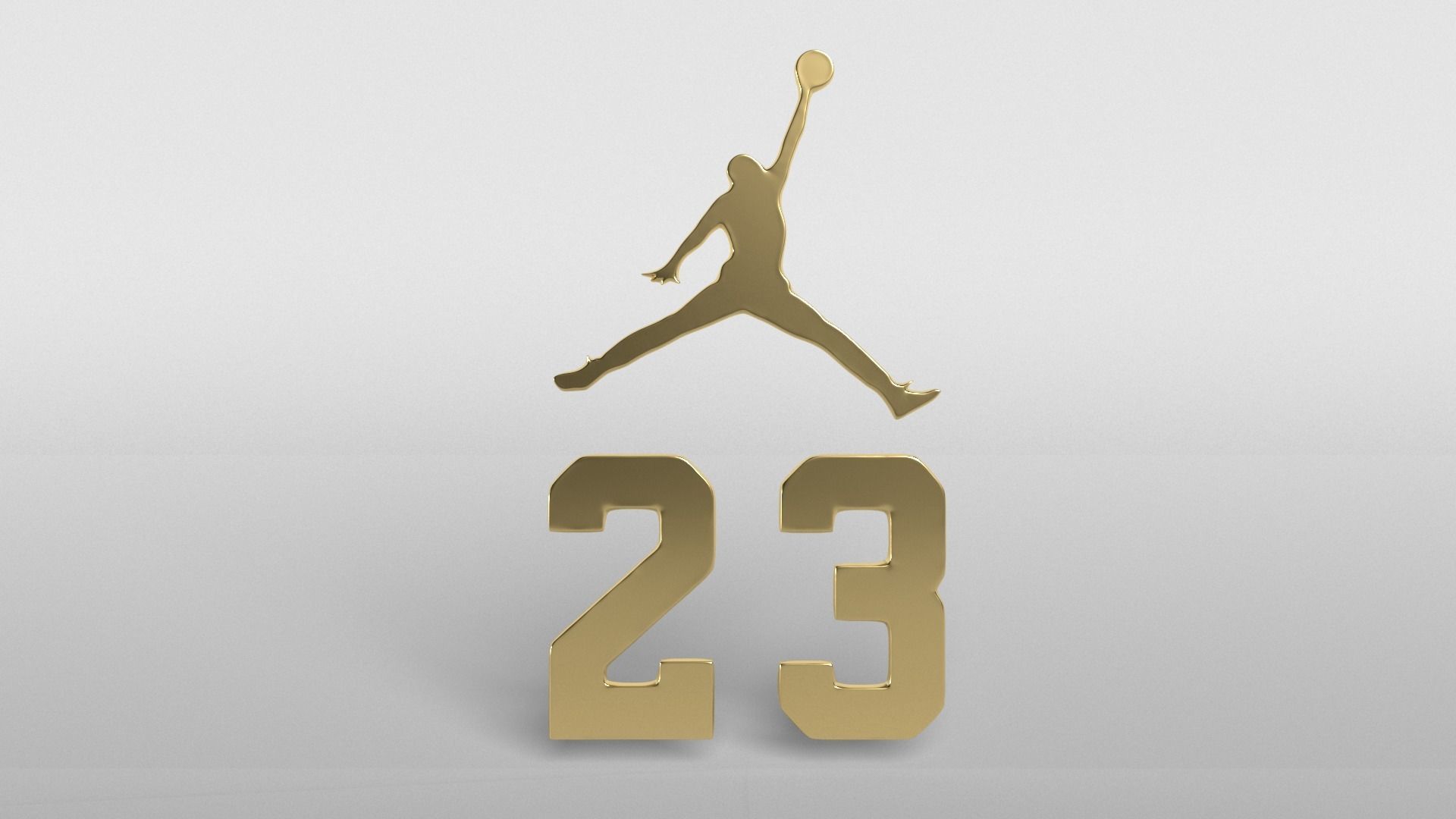 Jordan Logo version2 002 Free 3D model_2