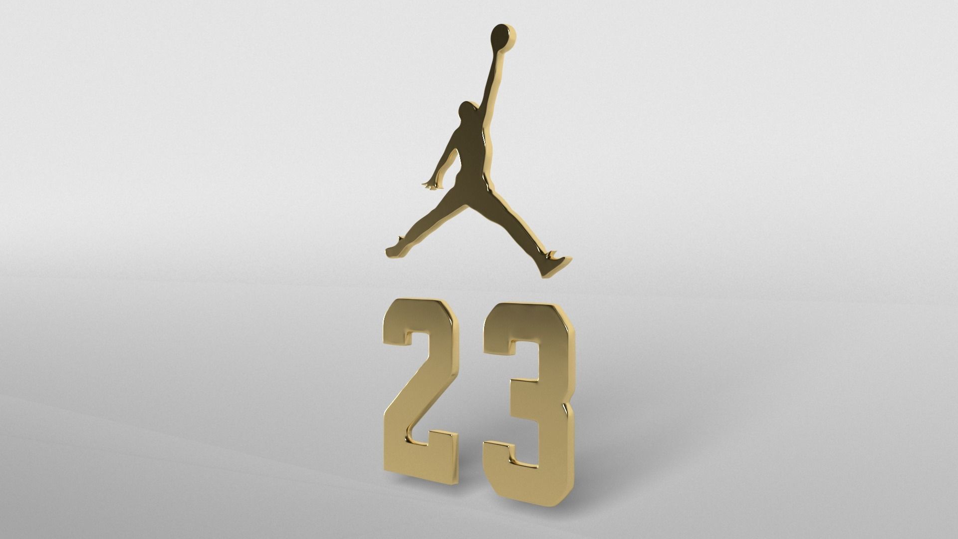 Jordan Logo version2 002 Free 3D model_3
