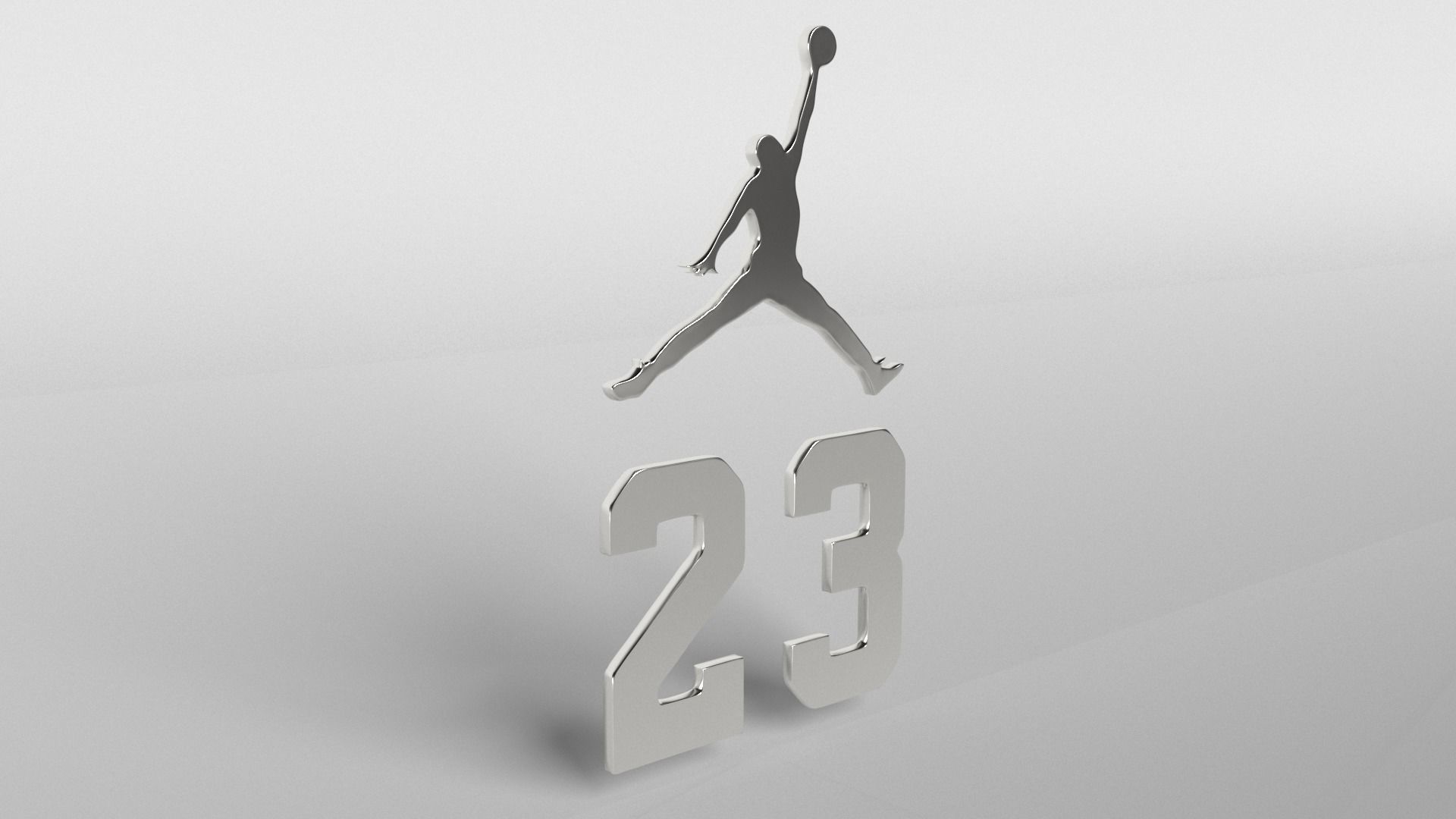 Jordan Logo version2 003 Free 3D model_4