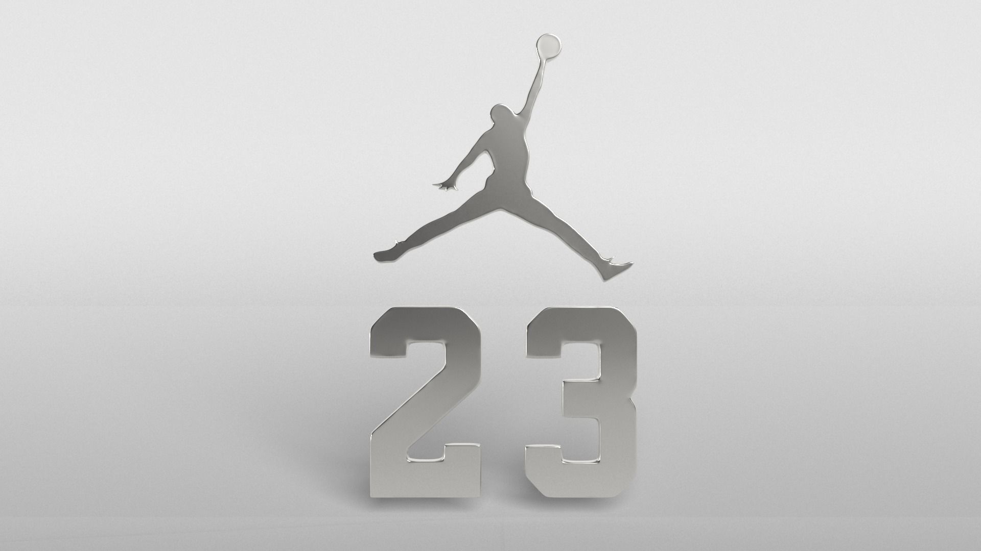 Jordan Logo version2 003 Free 3D model_2