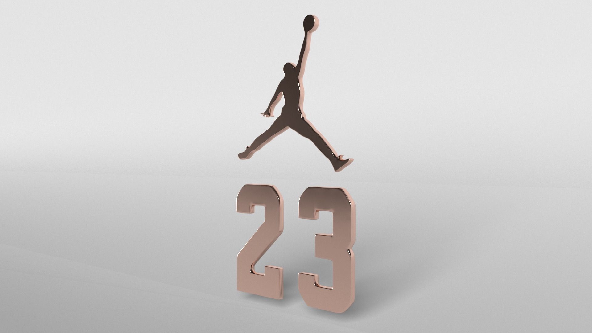 Jordan Logo version2 004 Free 3D model_3