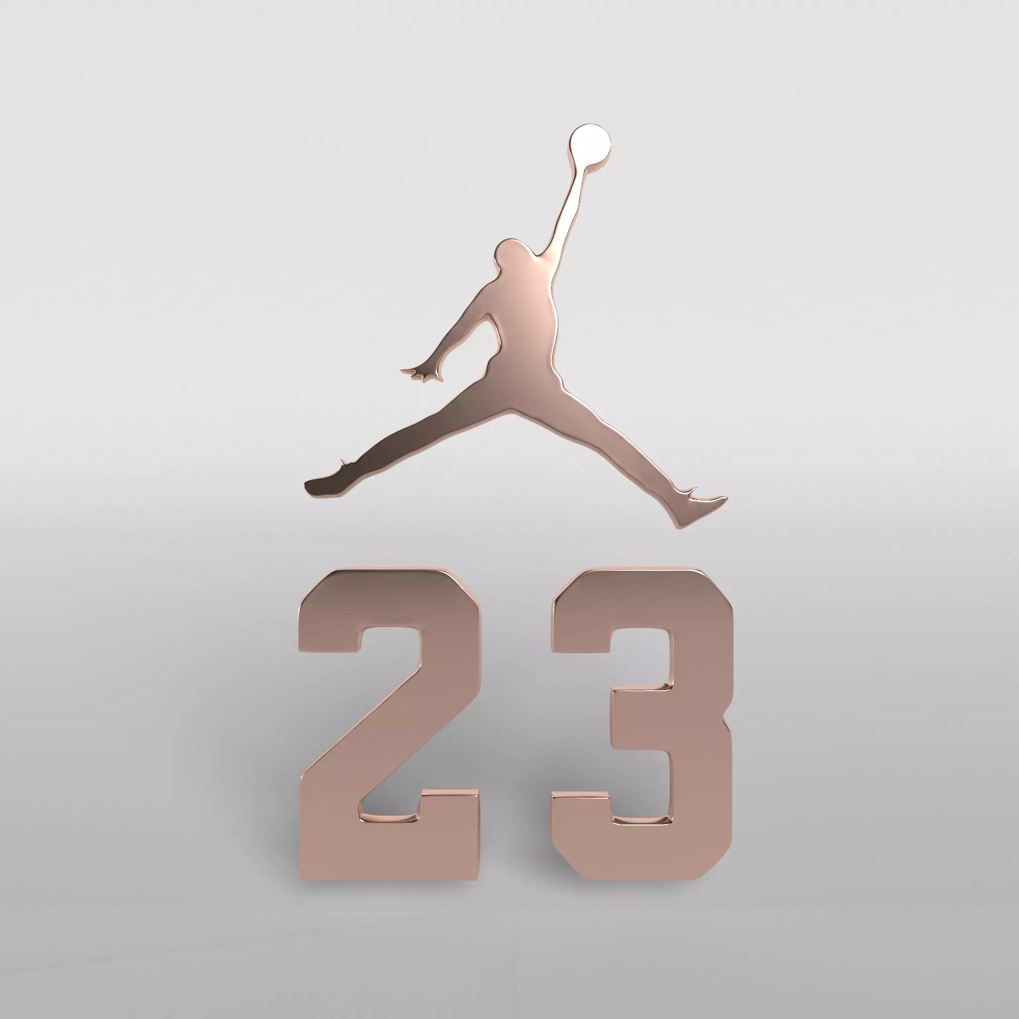 Jordan Logo version2 004 Free 3D model_0