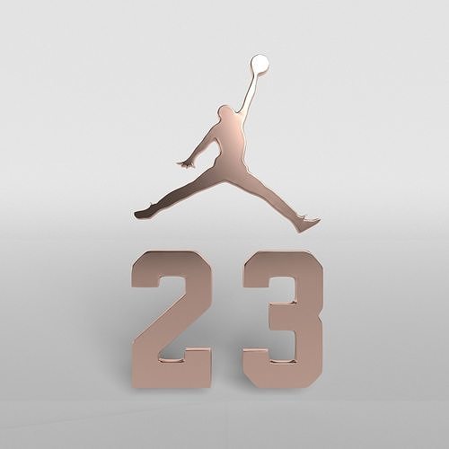 Jordan Logo version2 004 Free 3D model
