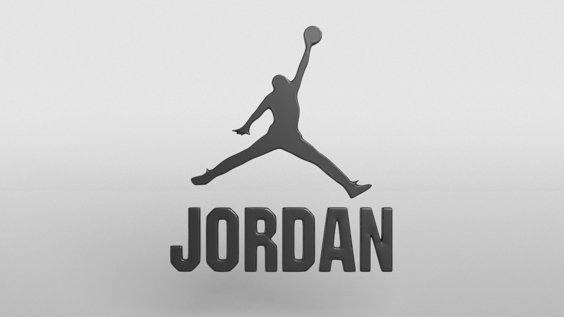 Jordan Logo version3 001 Free 3D model_2