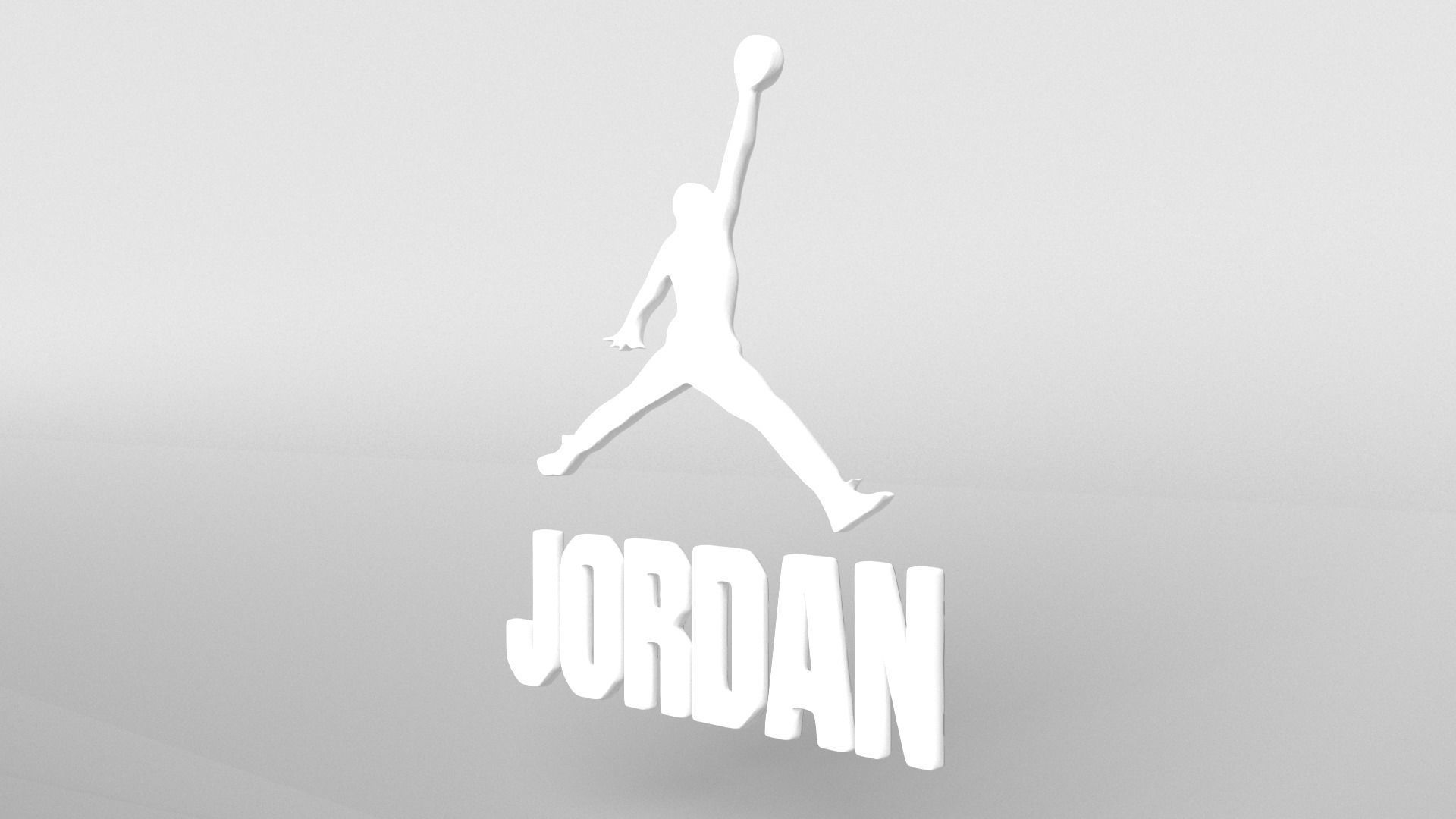 Jordan Logo version3 002 Free 3D model_3