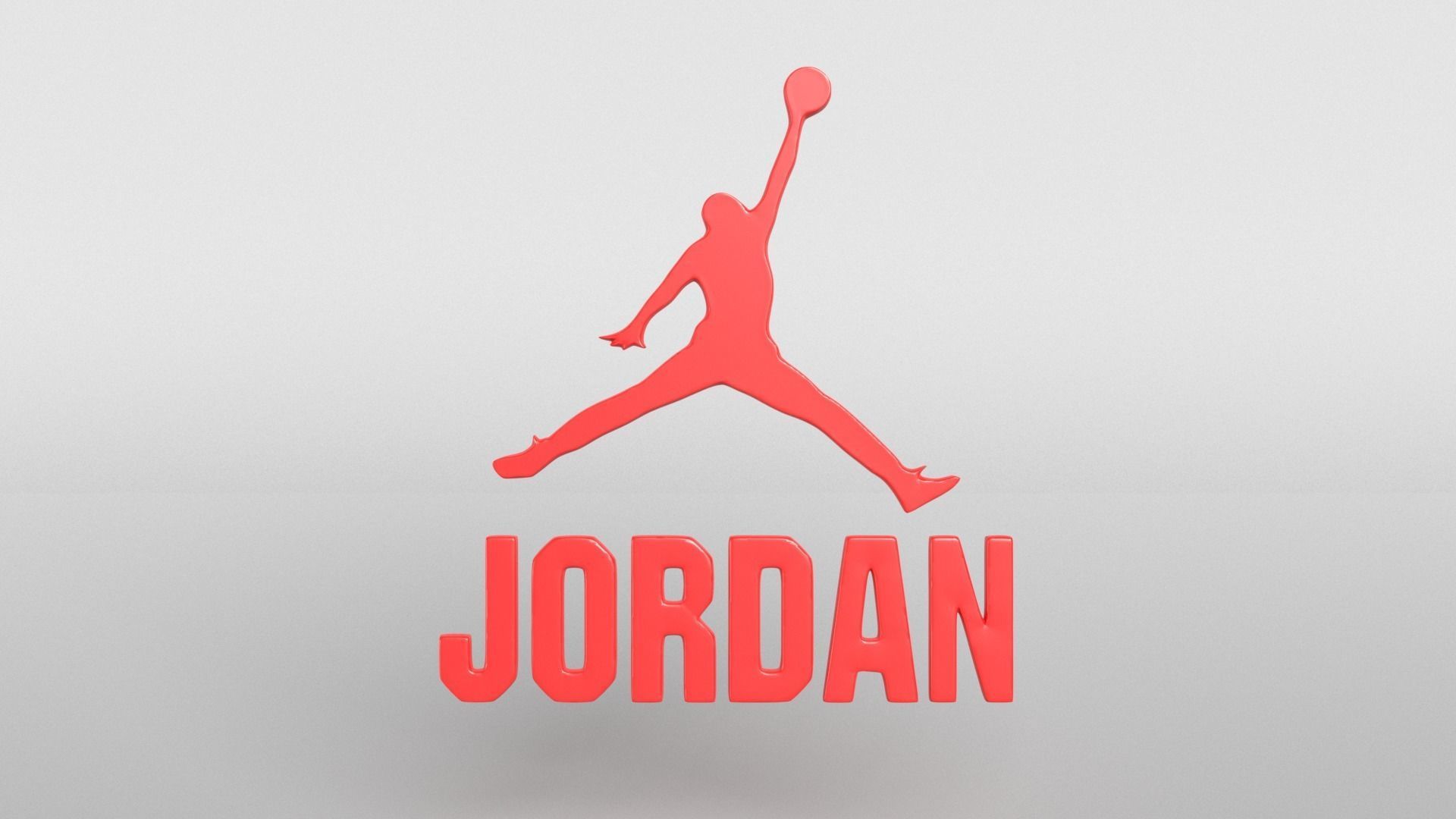 Jordan Logo version3 003 Free 3D model_2