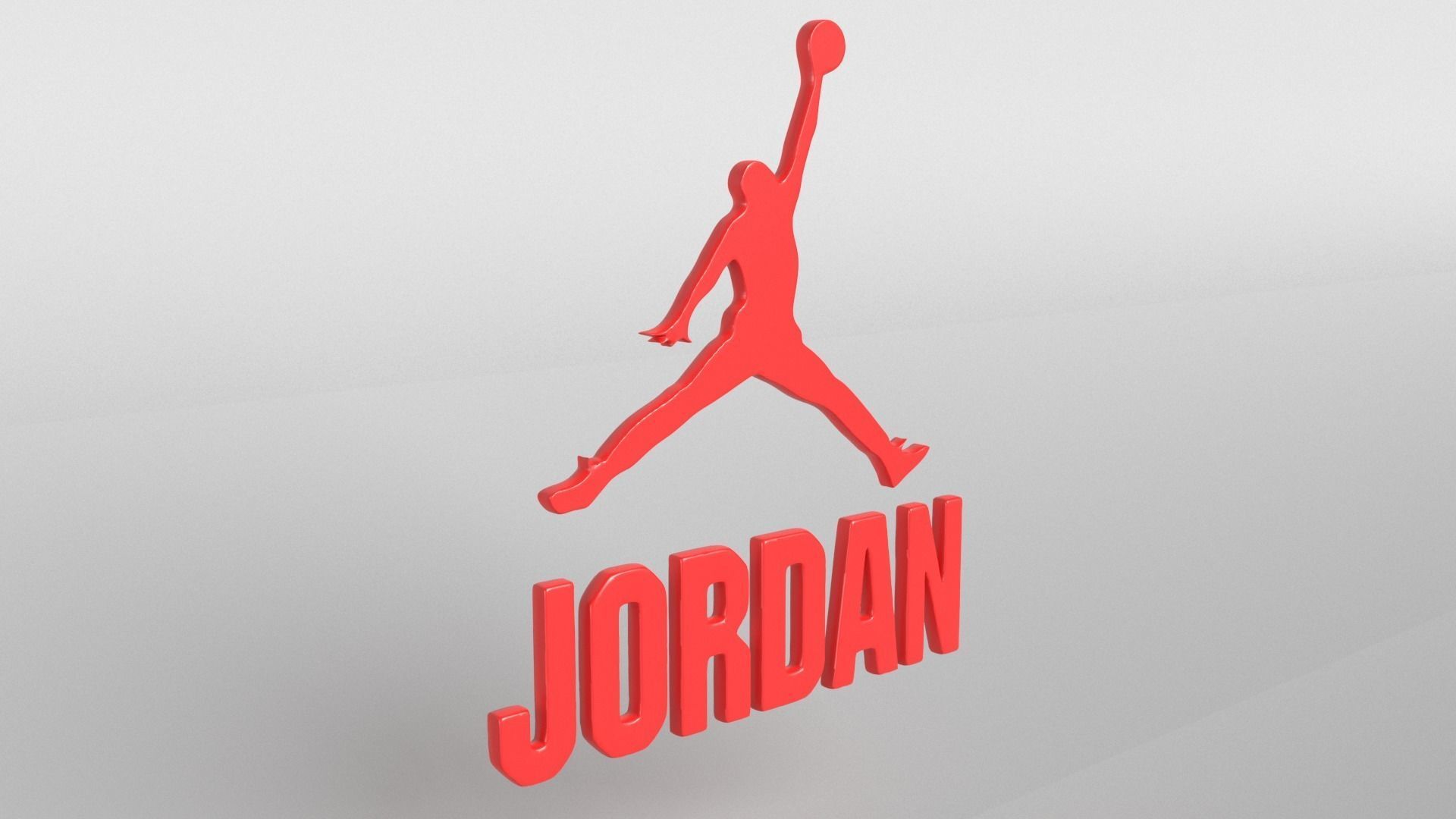 Jordan Logo version3 003 Free 3D model_4
