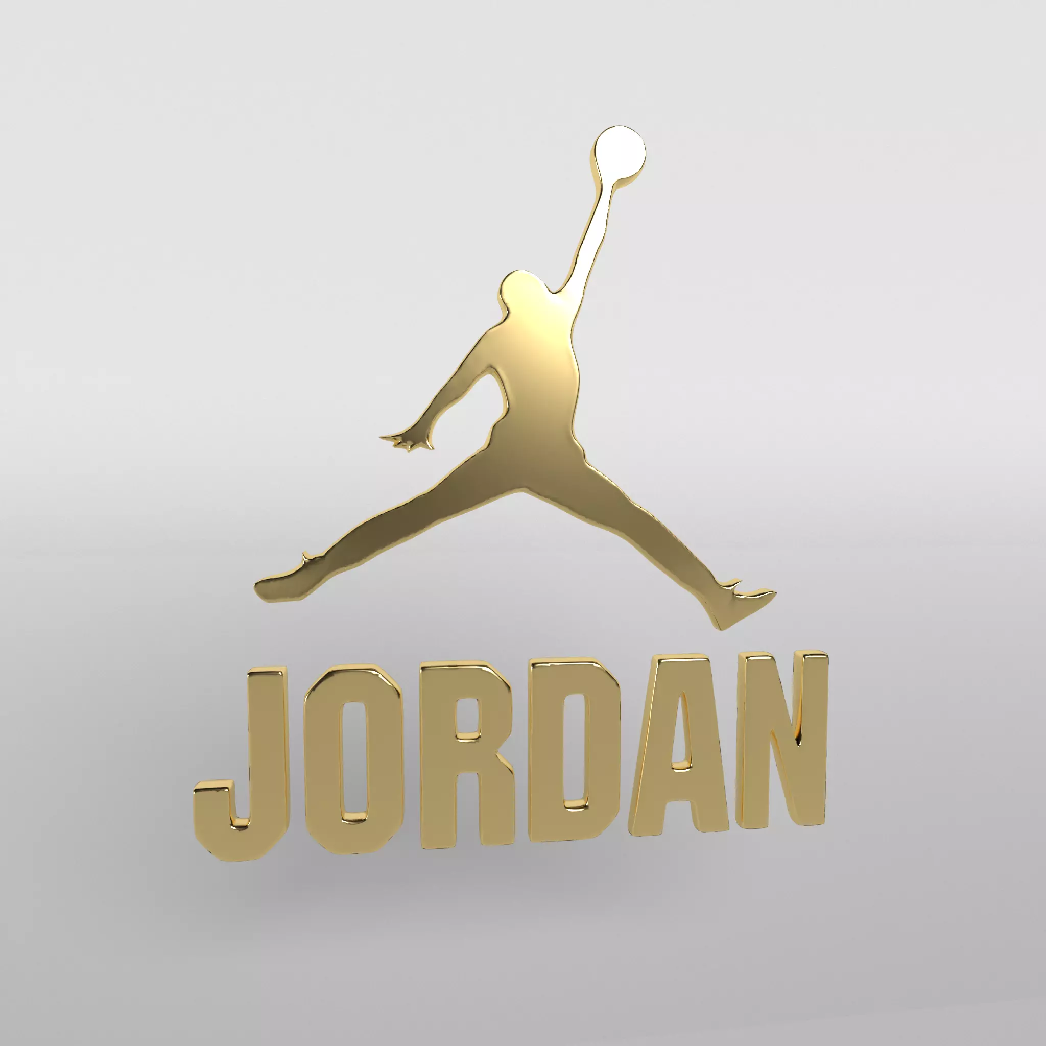 Jordan Logo version3 004 Free 3D model_0
