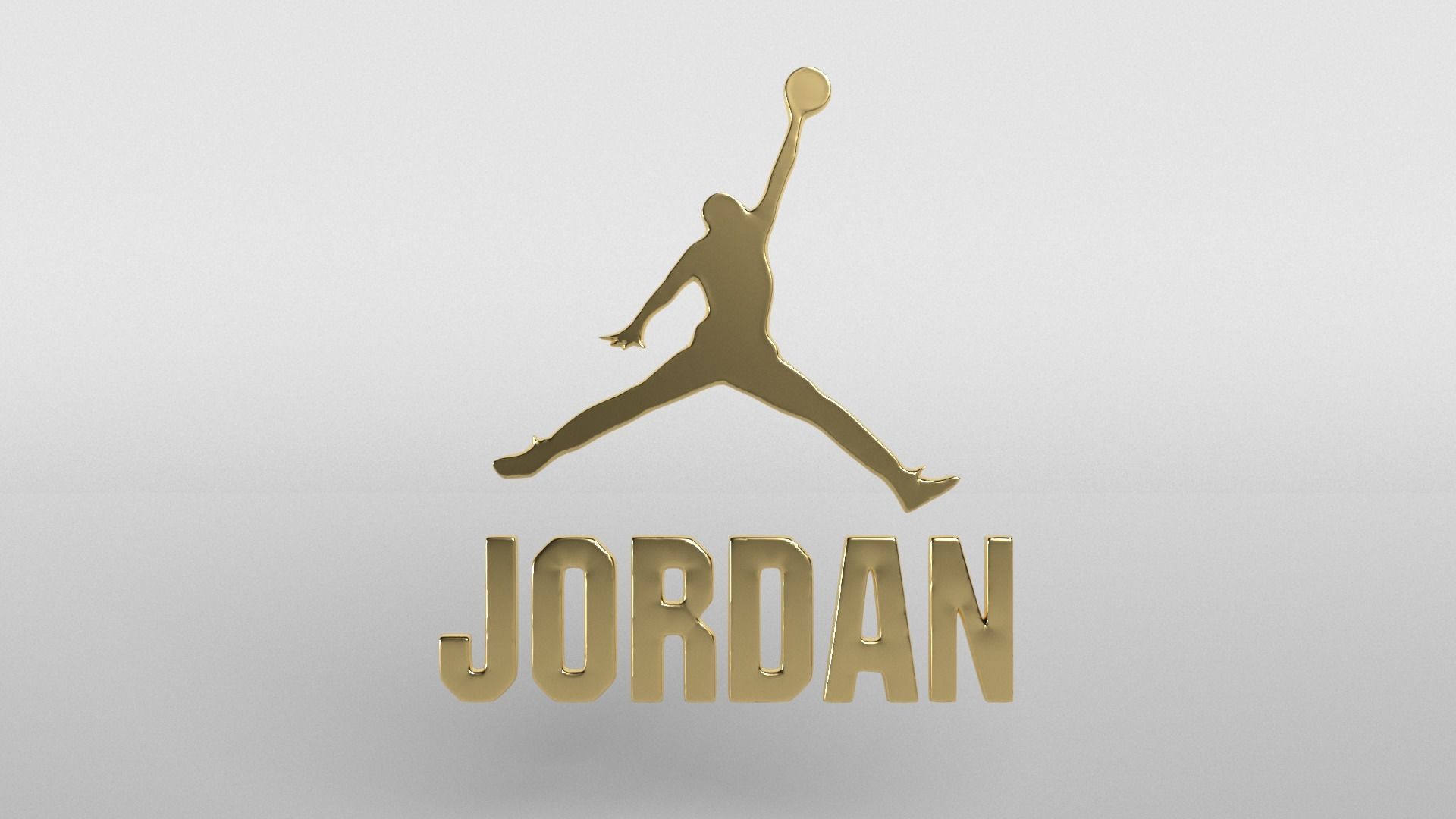 Jordan Logo version3 004 Free 3D model_2