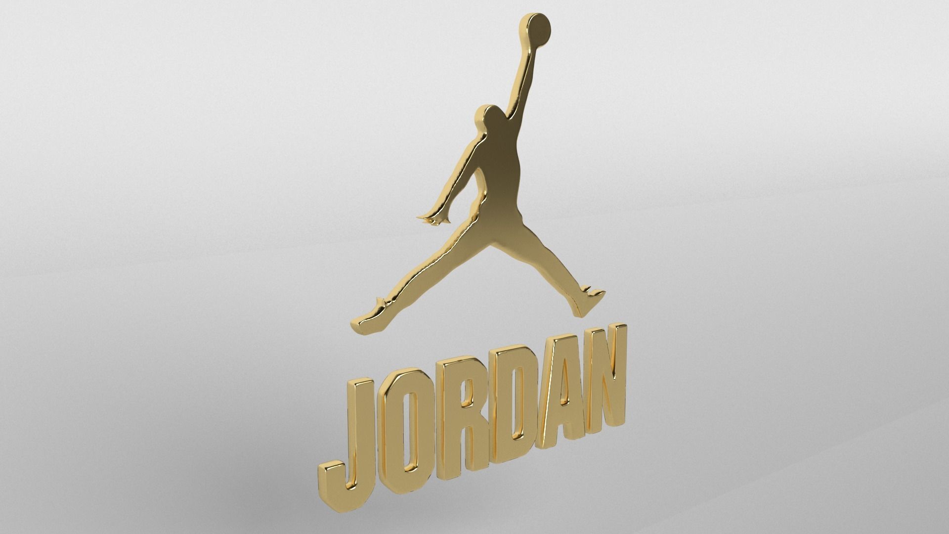 Jordan Logo version3 004 Free 3D model_4