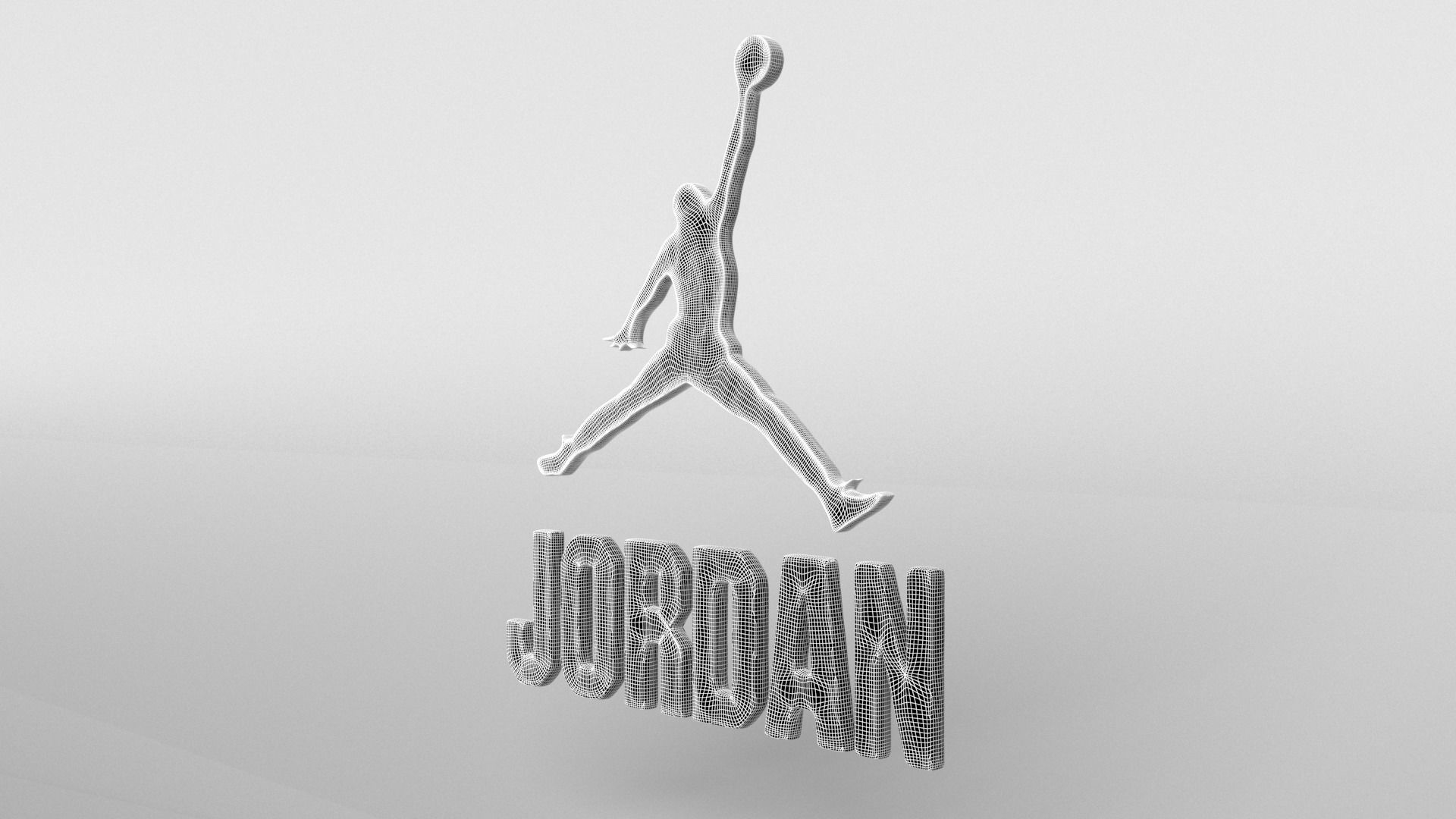 Jordan Logo version3 004 Free 3D model_8