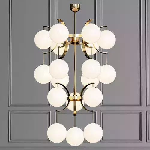 Murano Glass Globe Chandelier