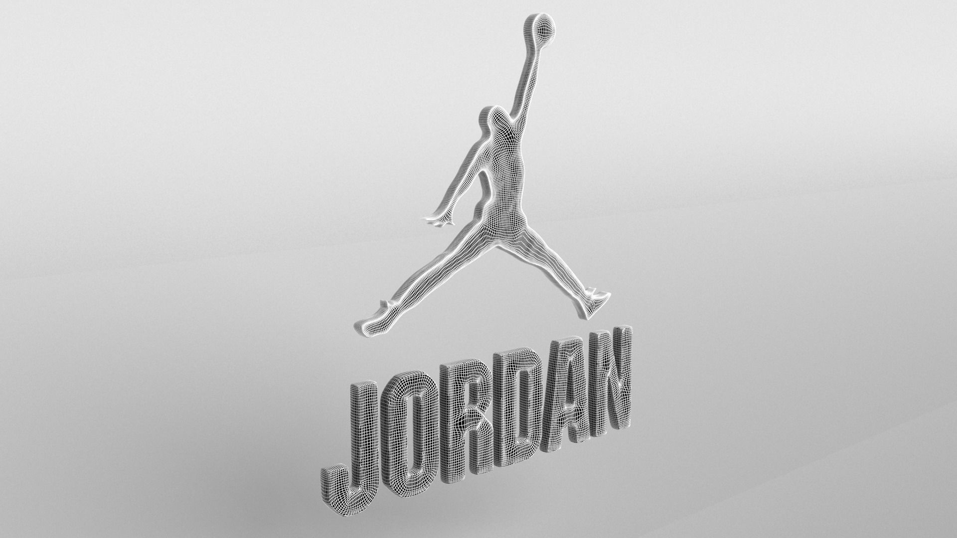Jordan Logo version3 005 Free 3D model_8