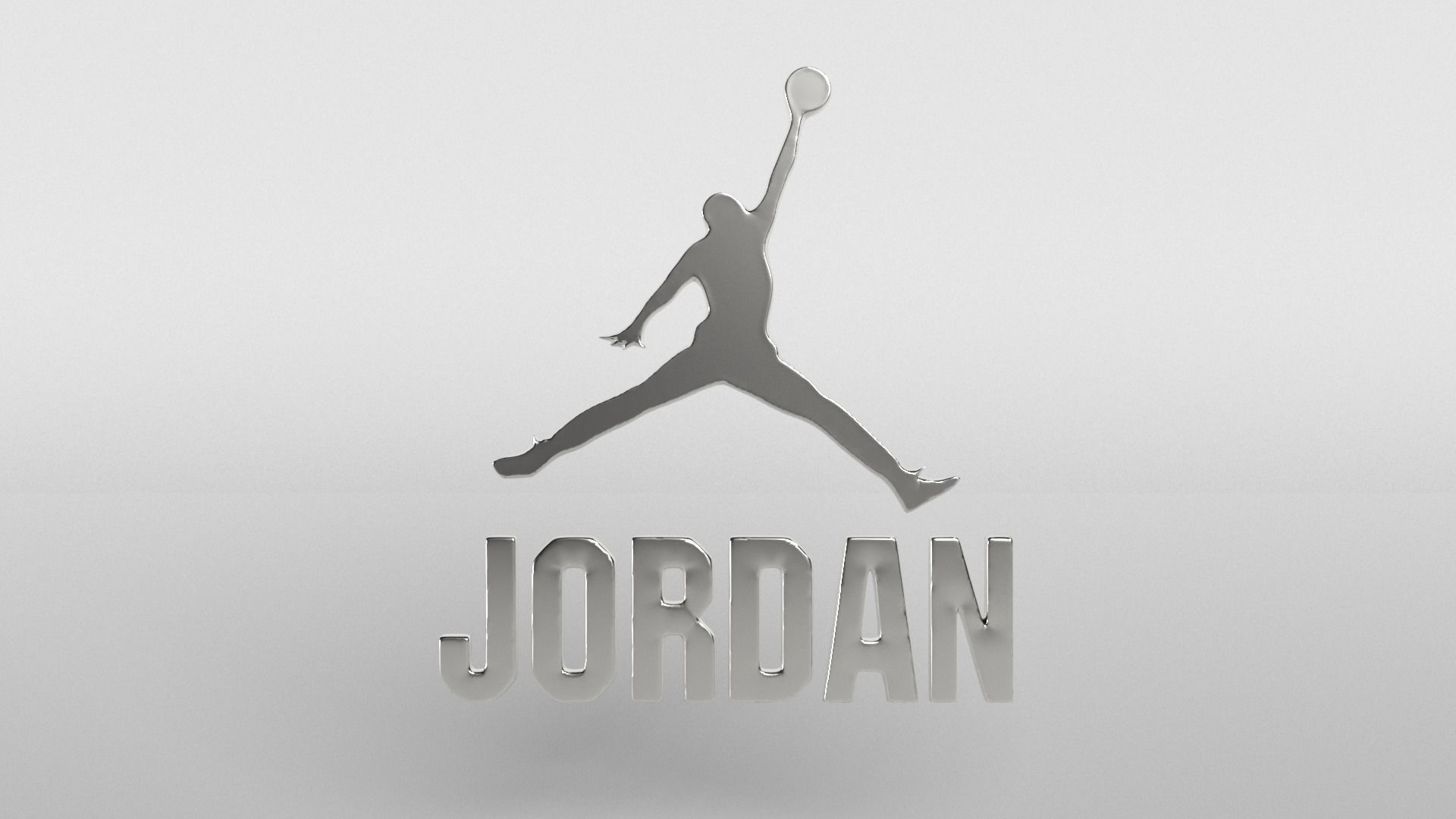 Jordan Logo version3 005 Free 3D model_2