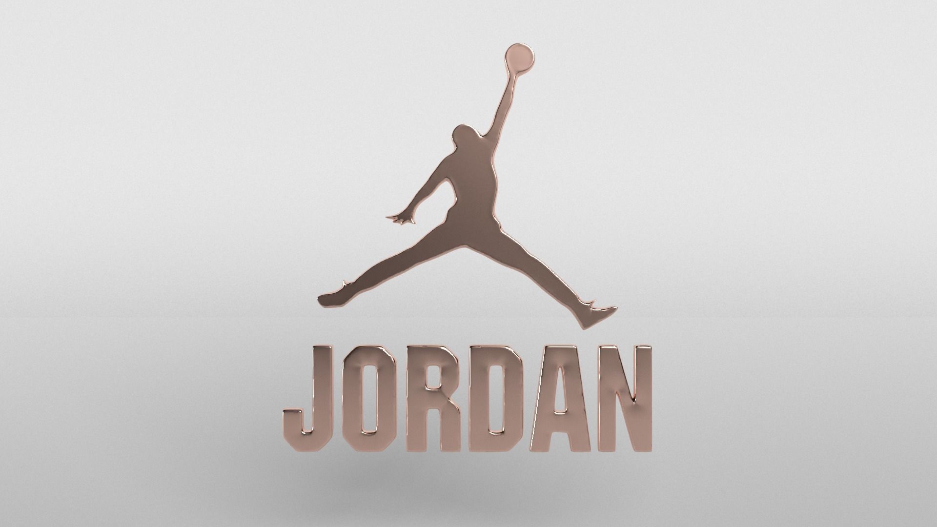Jordan Logo version3 006 Free 3D model_2