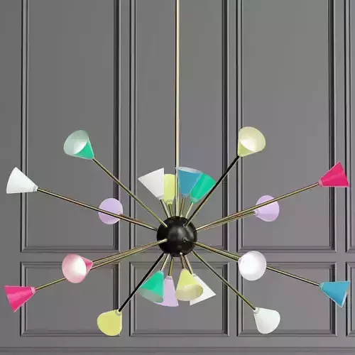 Stilnovo Multi color chandelier