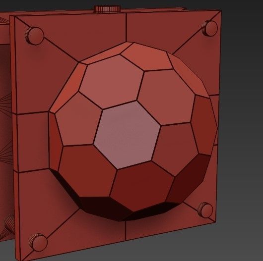 ROCHILLON hanging lamp with lights 3D model_2