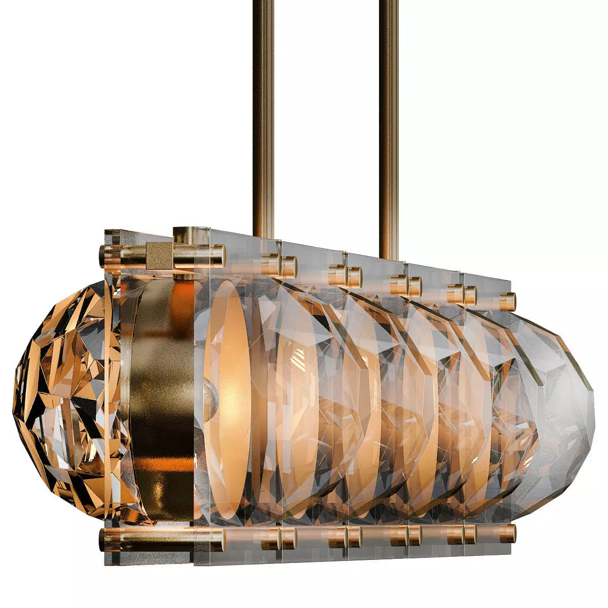 ROCHILLON hanging lamp with lights 3D model_0