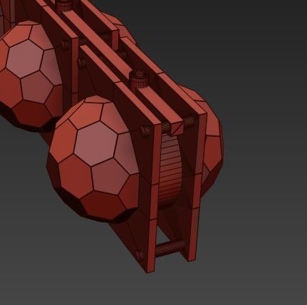 ROCHILLON hanging lamp with lights 3D model_6