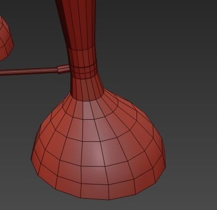 HELSINKI gold chandelier hanging on wall 3D model_2