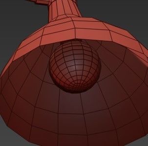 HELSINKI gold chandelier hanging on wall 3D model_7